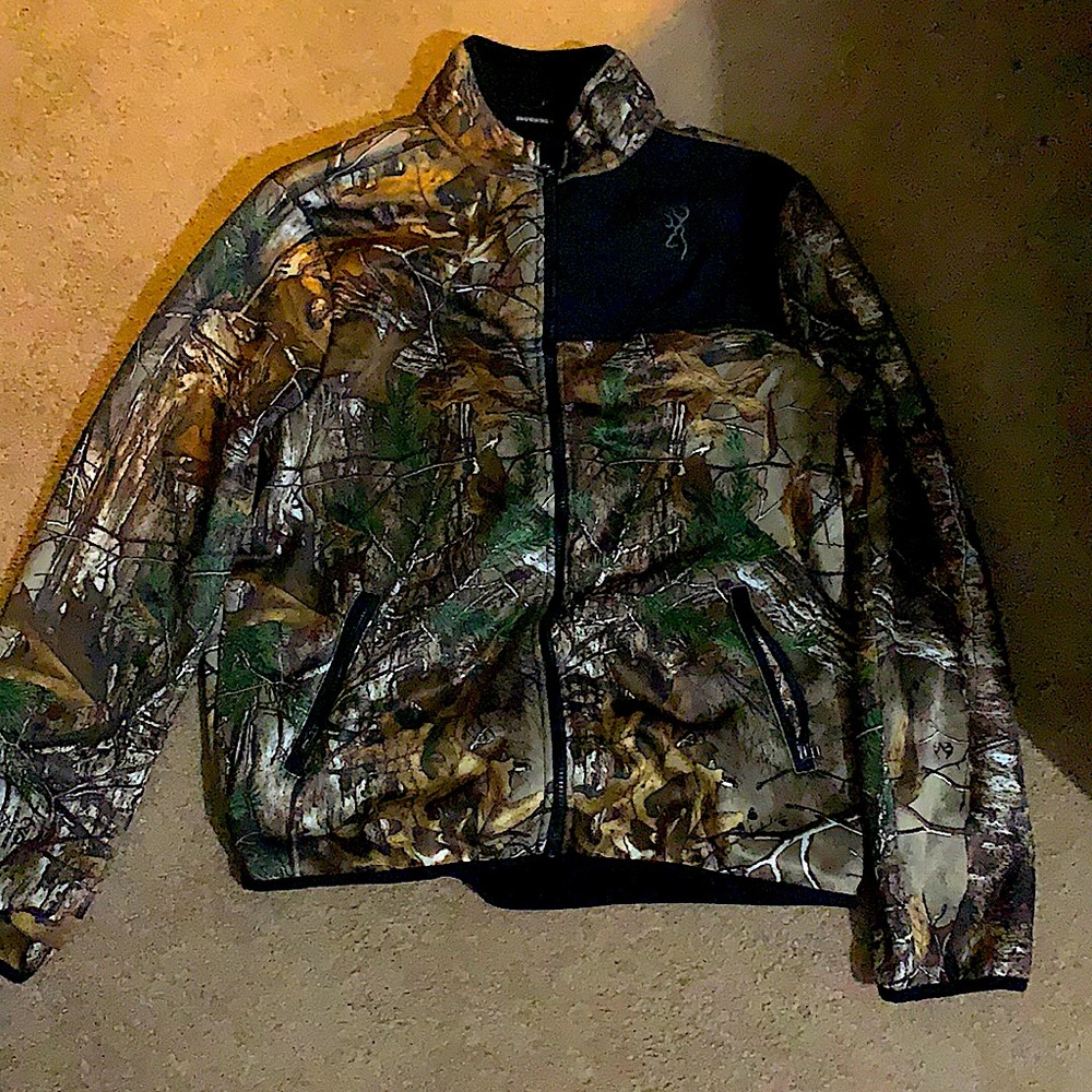 Realtree Browning Hells canyon Camoflauge Jacket